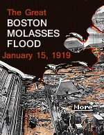 In Boston on January 15, 1919, a tank of molasses burst, releasing a thick, sugary tsunami that killed 21 people and injured 150.